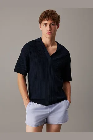 Calvin Klein Polo da spiaggia in maglia aperta