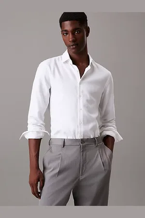 Calvin Klein Camicia formale Non-Iron strutturata slim