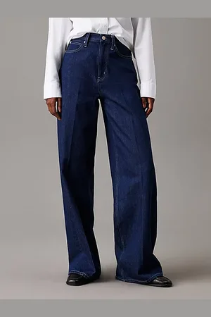 Calvin Klein High Rise Wide Leg Jeans