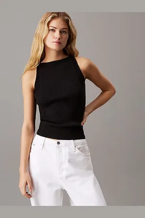 Calvin Klein Canotta a costine in cotone