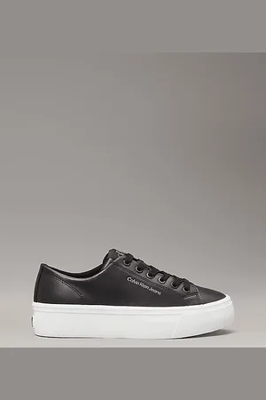 Calvin Klein Sneaker con plateau in pelle