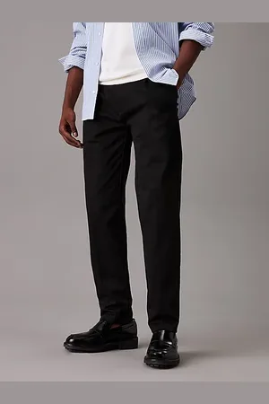 Calvin Klein Pantaloni chino con pieghe fuselée