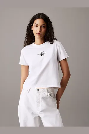 Calvin Klein T-shirt corta con monogramma
