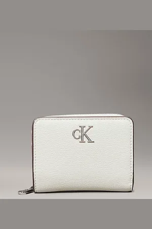 Calvin Klein Portafoglio con zip integrale e logo