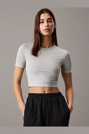 Calvin Klein T-shirt cropped da palestra