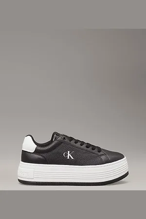 Calvin Klein Sneaker con plateau in pelle