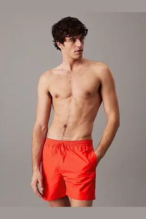 Calvin Klein Pantaloncini da bagno con cordoncino medio - Logo Tape