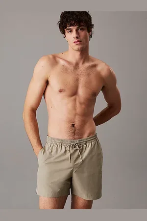 Calvin Klein Pantaloncini da bagno con cordoncino medio - Logo Tape