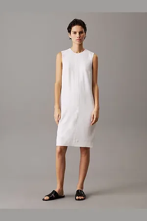 Calvin Klein Tubino in twill anti-piega