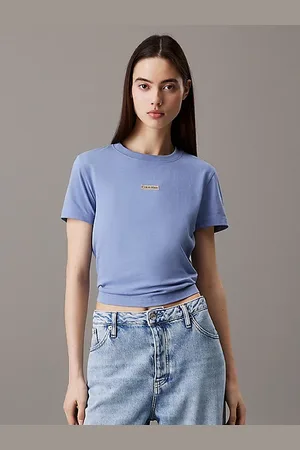 Calvin Klein T-shirt con stemma corta slim