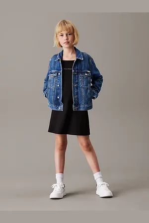 Calvin Klein Abito sottoveste Punto Milano ampio