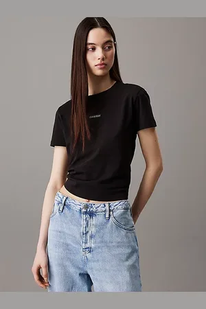 Calvin Klein T-shirt con stemma corta slim