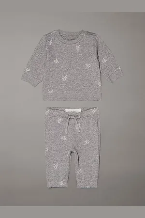 Calvin Klein Tuta con logo per neonato