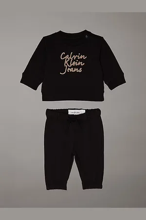Calvin Klein Tuta con logo per neonato