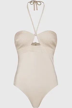 Calvin Klein Costume da bagno allacciato al collo - Structured