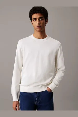 Calvin Klein Maglione in cotone con monogramma
