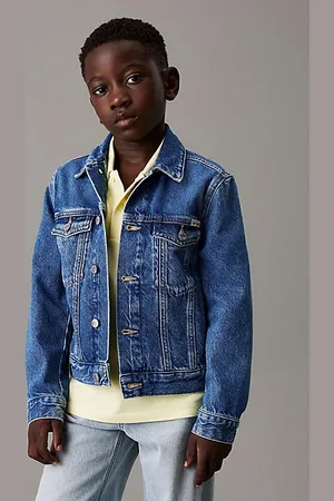 Calvin Klein Giacca trucker camionista in jeans slim