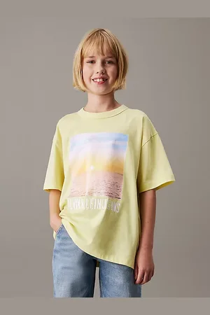 Calvin Klein T-shirt con grafica tramonto taglio relaxed
