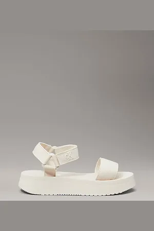 Calvin Klein Sandali platform in tela