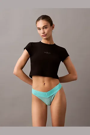 Calvin Klein Perizoma a vita bassa - Icon Logo Lace