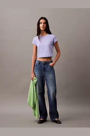 Calvin Klein T-shirt con monogramma slim