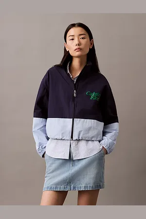 Calvin Klein Giubbotto corto in nylon colour block