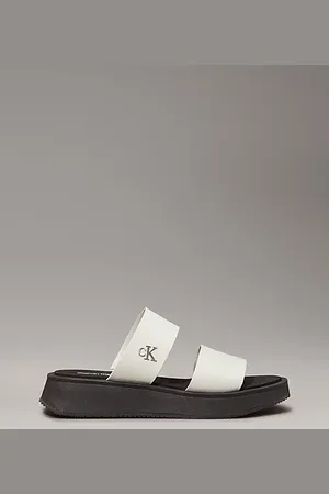 Calvin Klein Sandali con plateau in pelle