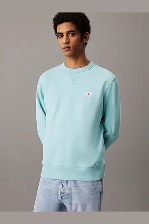 Calvin Klein Felpa in spugna di cotone con badge