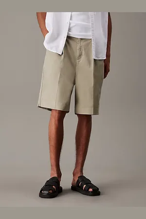 Calvin Klein Bermuda in twill con pieghe