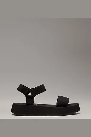Calvin Klein Sandali platform in tela