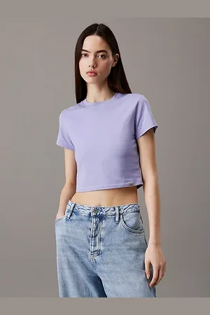 Calvin Klein T-shirt corta in cotone elasticizzato