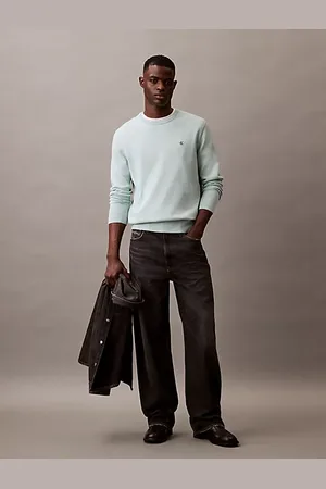 Calvin Klein Maglione in cotone con monogramma
