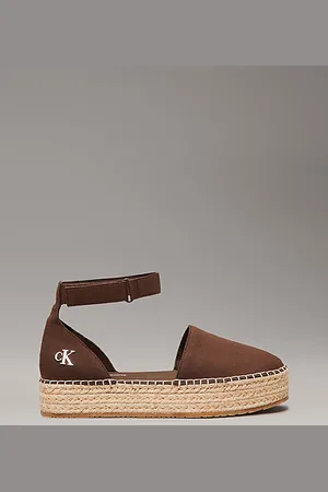Calvin Klein Espadrillas con plateau in tela
