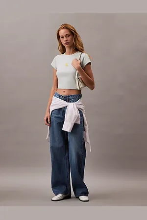 Calvin Klein T-shirt con monogramma slim