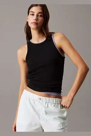 Calvin Klein Canotta lounge a costine slim
