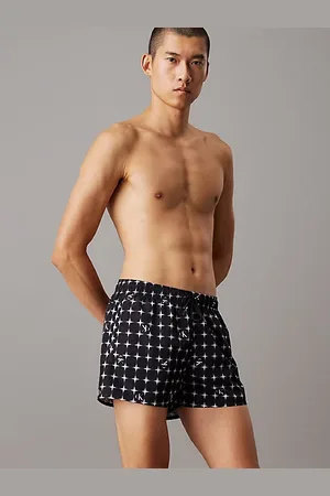 Calvin Klein Pantaloncini da bagno con cordoncino corto - CK Monogram