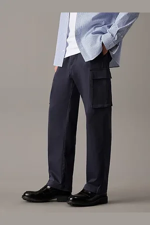 Calvin Klein Pantaloni cargo in cotone dritti