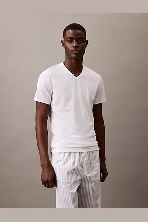 Calvin Klein T-shirt lounge con scollo a V in confezione da 3