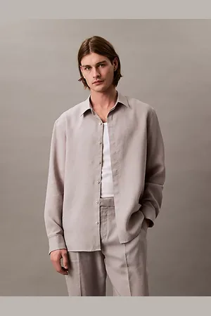 Calvin Klein Camicia misto lino