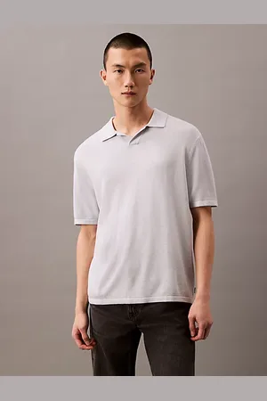 Calvin Klein Maglione a maniche corte in misto lino