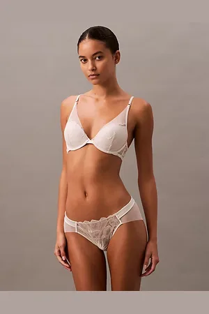 Calvin Klein Reggiseno con scollo profondo - CK Black Floral Lace