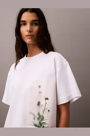 Calvin Klein T-shirt corta stampa floreale