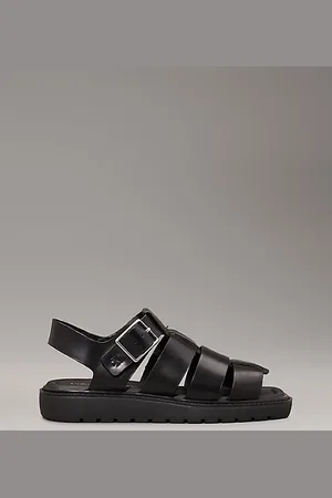 Calvin Klein Sandali da pescatore in pelle