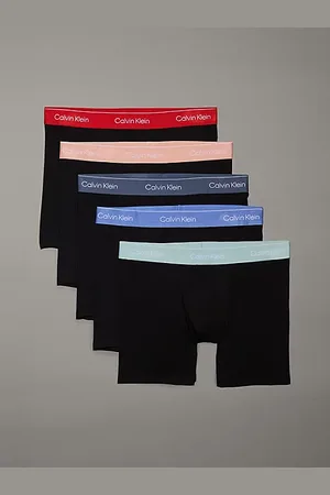 Calvin Klein Boxer aderenti lunghi confezione da 5 - Icon Cotton Stretch