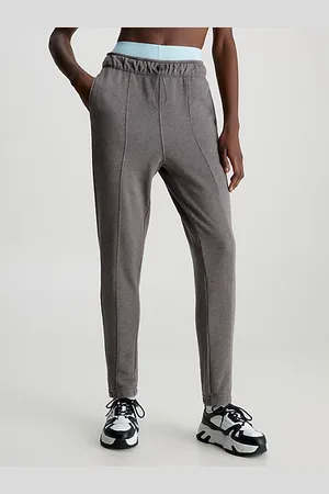 Calvin Klein Pantaloni da tuta in spugna di cotone taglio relaxed