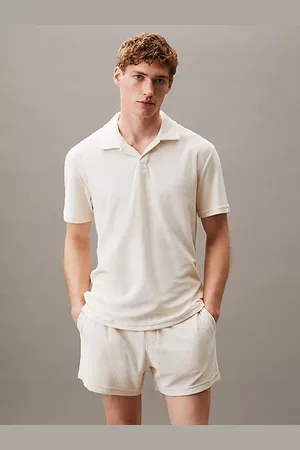 Calvin Klein Pantaloncini con logo da mare in spugna