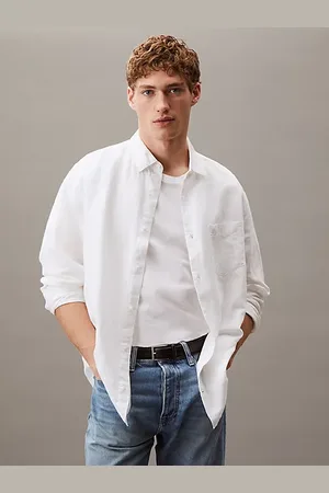 Calvin Klein Camicia in cotone e lino