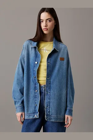 Calvin Klein Giacca-camicia di jeans taglio relaxed