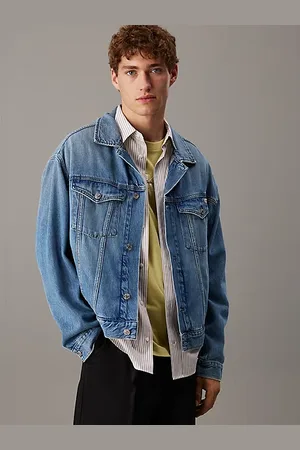 Calvin Klein Giubbotto di jeans taglio relaxed