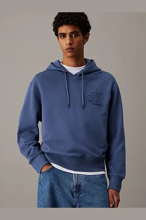 Calvin Klein Felpa con cappuccio e logo applicato